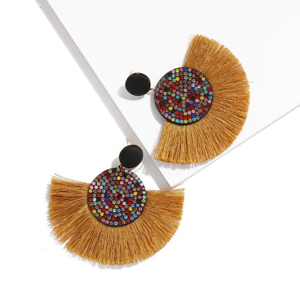 Sequins tassel fashion earrings